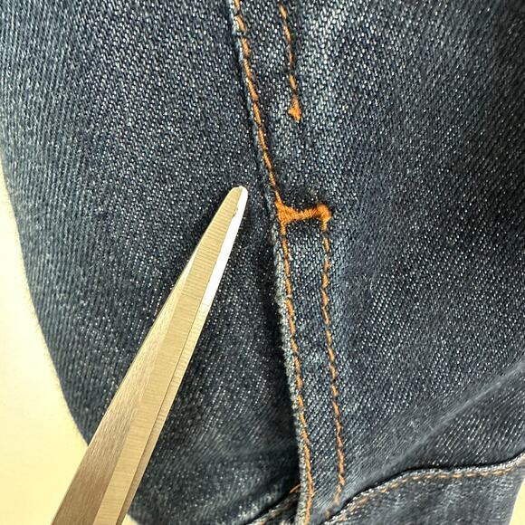 Gap Womens Classic Soft Denim Pockets Button-Up Blue Long Sleeve Jean Jacket XS - Picture 9 of 11